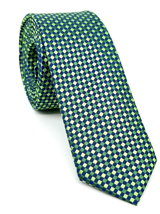Legend Accessories Herren Krawatten Set Gedruckt in Grün Farbe