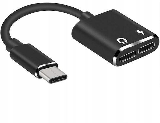 USB-C Männlich Zu USB-C 2x Weiblich 1Stück CO2-0069