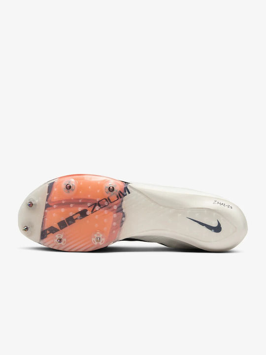 Nike Maxfly 2 Pantofi sport Spikes White / Black / Total Orange