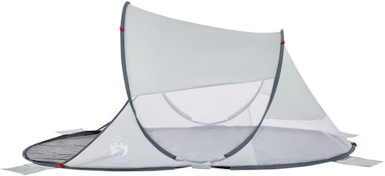 vidaXL Pop Up Beach Tent for 2 People Grey