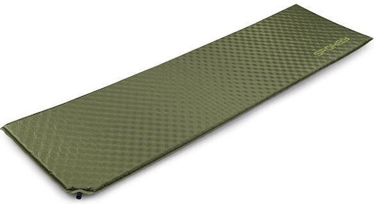 Spokey Air Pad Self-Inflating Single Camping Sleeping Mat 180x50cm Thickness 2.5cm in Khaki color
