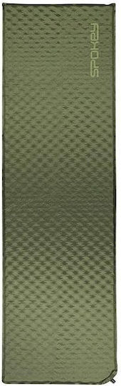 Spokey Air Pad Self-Inflating Single Camping Sleeping Mat 180x50cm Thickness 2.5cm in Khaki color
