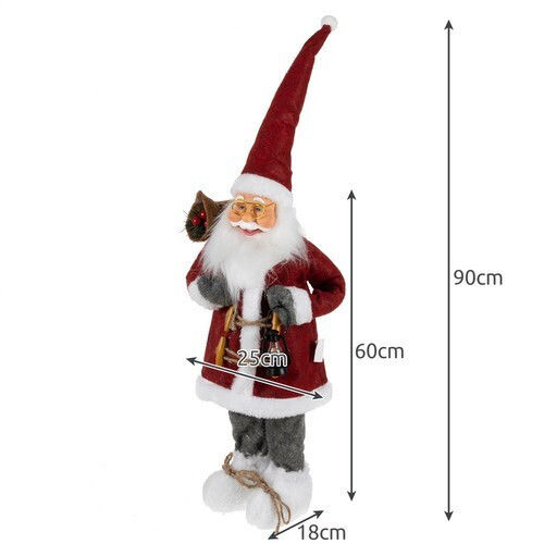 Santa Claus Gold 60x25x18cm