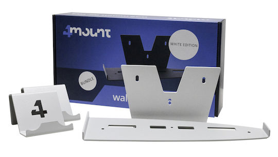 Set 4mount 4m-ps5-w-v2 Mounts Ps5 Console + Controllers White