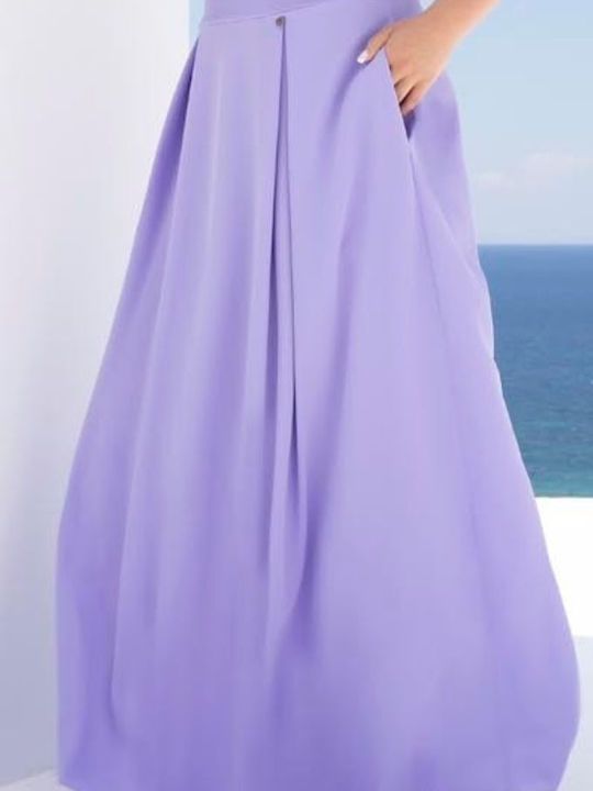 Perfect Maxi Skirt in Purple color