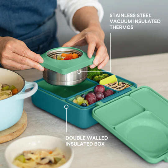 Omie Plastic Kids Food Container 1.35 Litre Thermal