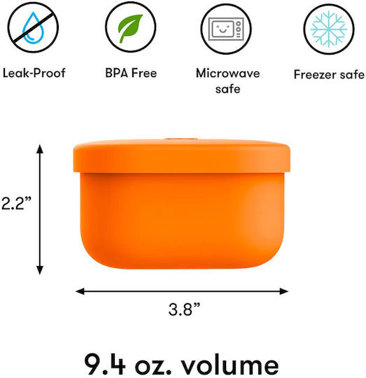 Omie Plastik Kinder Lebensmittelbehälter Orange