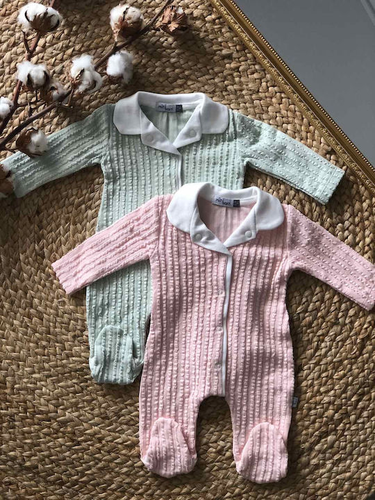 Miniborn Baby Bodysuit Long-Sleeved Mint 1pcs