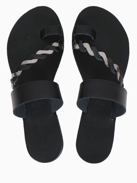 MANUAL SKIN SANDALS WITH LEXOUDA LESSON - Black 15999