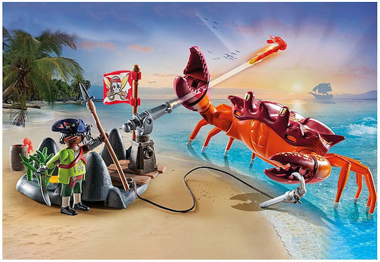 Playmobil Pirates Battle With the Giant Crab for 4 Years Old