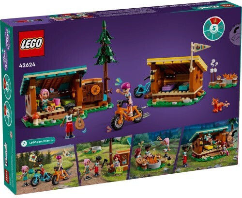 LEGO Friends Adventure Camp Cozy Cabins for Ages 7+ 437 Pieces