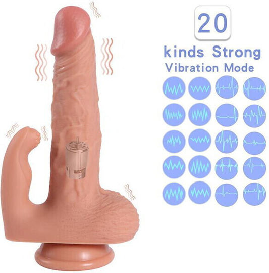 Shequ Κλειτοριδικός Δονητής 21.5cm Flesh