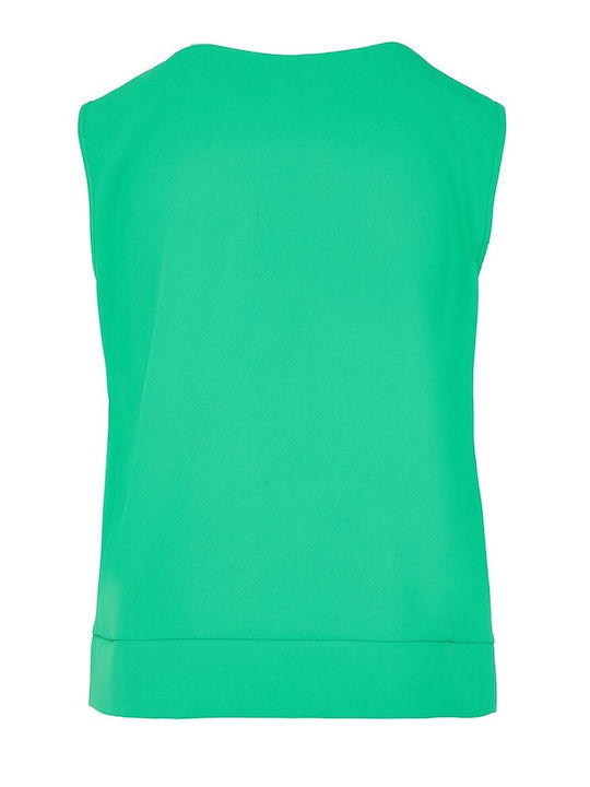 Forel Women's Blouse Sleeveless Green