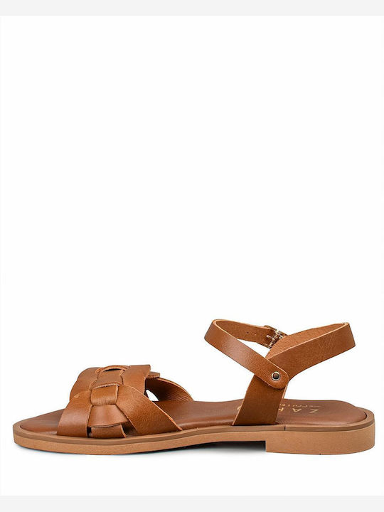 Zakro Collection Women's Flat Sandals in Brown Color