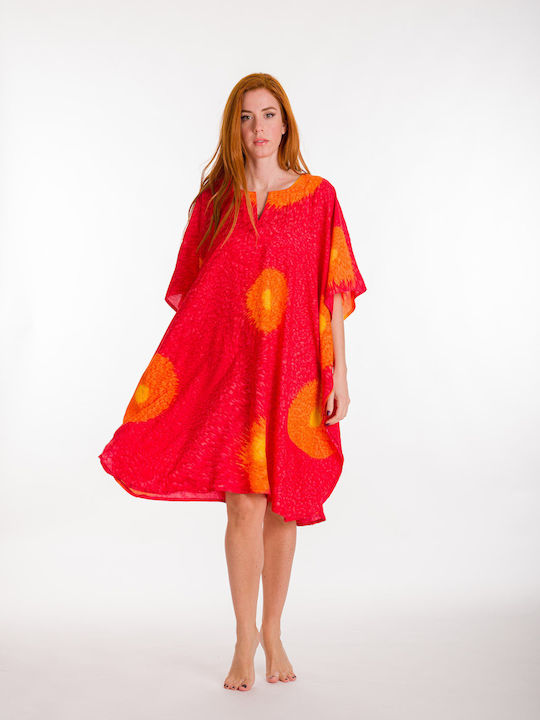 Rima Beachwear Women's Caftan Beachwear Orange