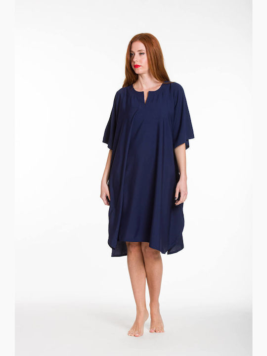 Rima Beachwear Women's Caftan Beachwear Navy Blue