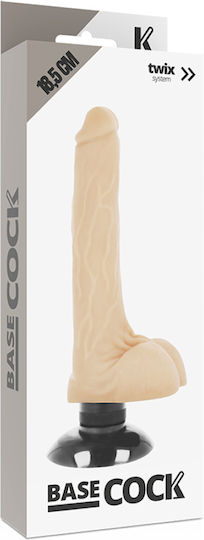 Dream Love Basecock Realistic Vibrator Ρεαλιστικός Δονητής 18.5cm Flesh