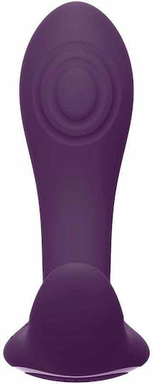 Vive Kata Puplse Wave & Vibrating Double Penetration Stimulator Διπλός Δονητής με Απομακρυσμένο Έλεγχο Purple