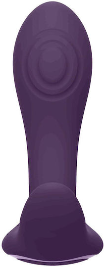 Vive Kata Puplse Wave & Vibrating Double Penetration Stimulator Διπλός Δονητής με Απομακρυσμένο Έλεγχο Purple