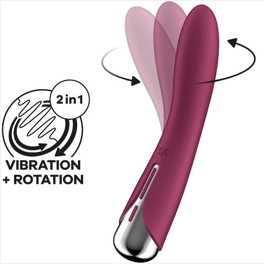 Satisfyer Spinning Vibe 1 Δονητής G-Spot 20cm Κόκκινος