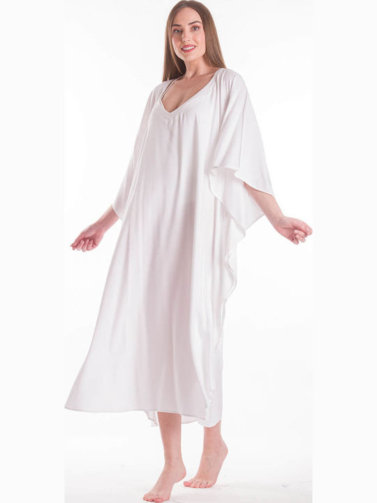 Rima Beachwear Women's Caftan Beachwear White