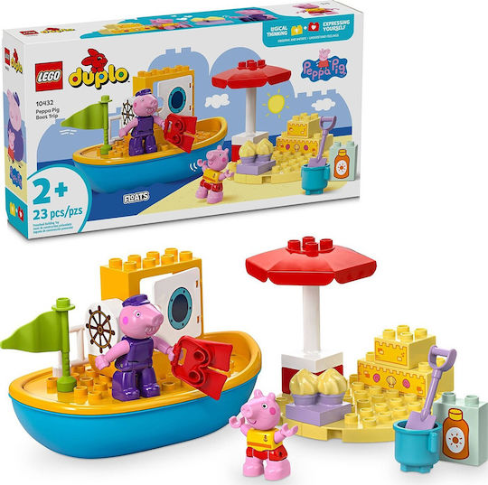LEGO Duplo Peppa Pig Bootsfahrt Für 2+ Jahre 23 Stück