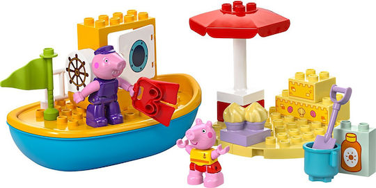 LEGO Duplo Peppa Pig Bootsfahrt Für 2+ Jahre 23 Stück
