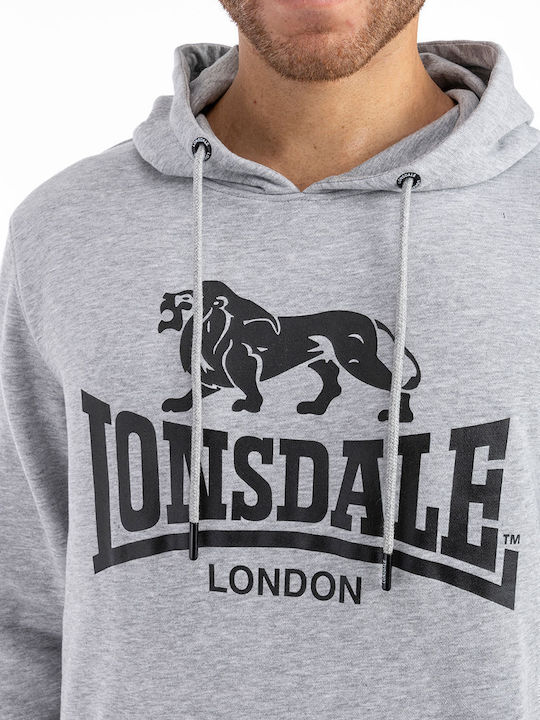 Scousburgh Sweatshirt with Hood Grey/black/white