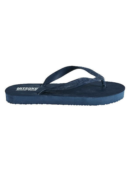 Mitsuko Women's Flip Flops Navy Blue