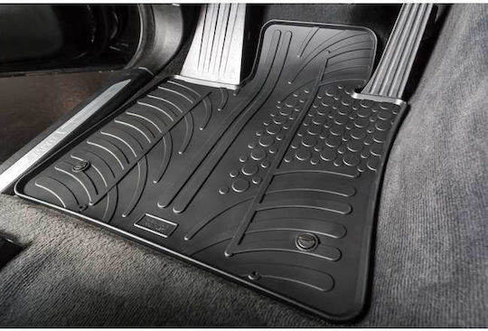 Auto Gs Rear Mats 2pcs for Peugeot 308 Opel Astra Black