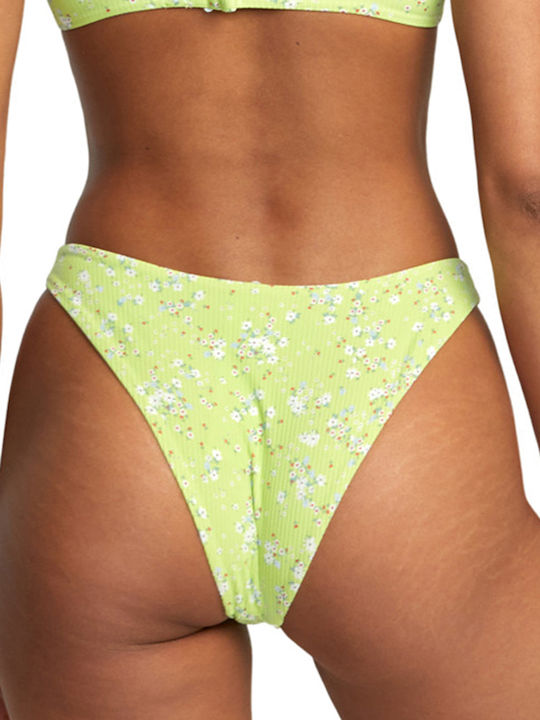 RVCA Bikini Slip Neon Green