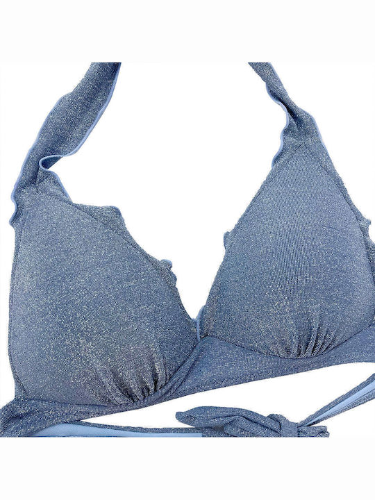 Set Bikini Τριγωνάκι Σιελ