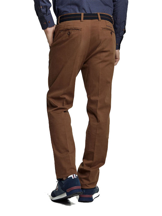 Guy Laroche Men's Trousers Chino Tabac Brown