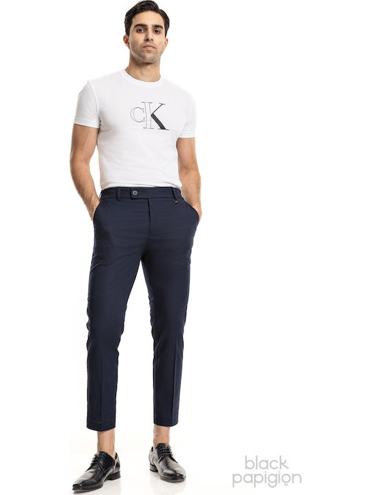Men's Trousers Elastic Blue