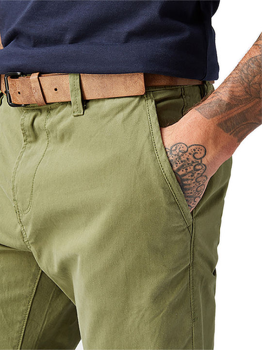 Παντελόνι Chino σε Slim Εφαρμογή Πράσινο