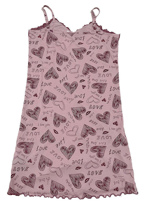 Ustyle Summer Women's Nightdress Rose