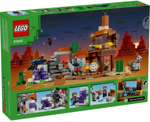 LEGO Minecraft The Badlands Mineshaft За 8+ Години 538 Бройки
