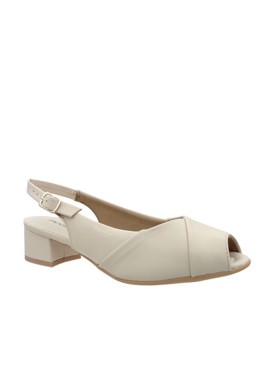 Piccadilly Anatomic White Heels