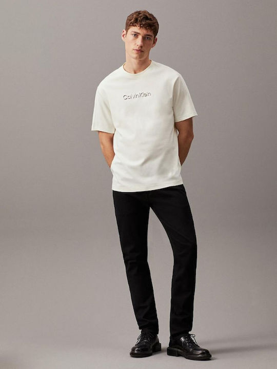 Calvin Klein Men's Short Sleeve T-shirt Vanilla Ice K10K113105-YAT