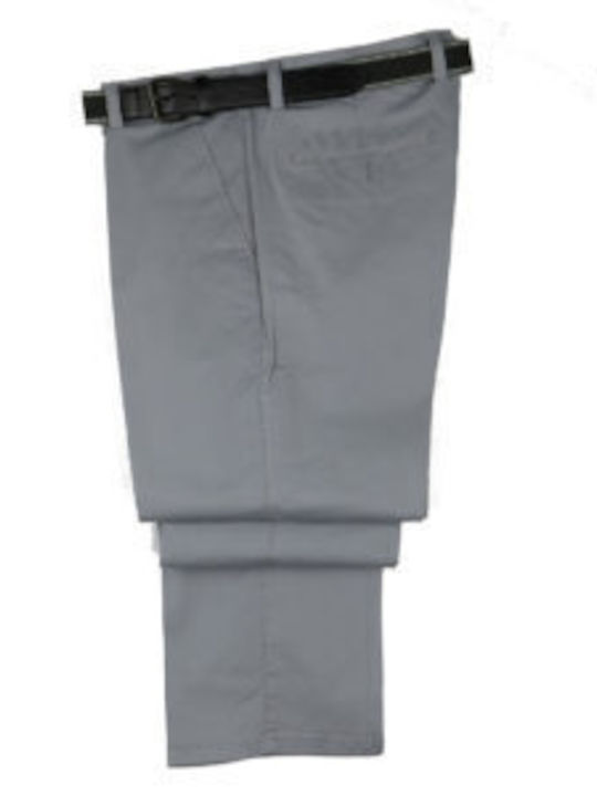 New York Tailors Men's Trousers Grey Light