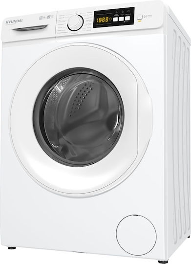 Hyundai Waschmaschine 10kg mit Dampftechnologie 1400 Umdrehungen Öko-Waschgang HWM24V-1410T/W
