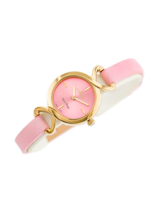 G.Rossi Uhr mit Rosa Lederarmband