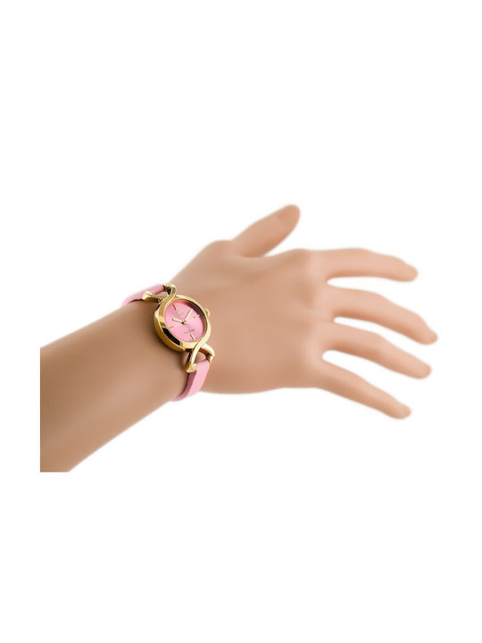 G.Rossi Women's Watch with Pink Leather Strap
