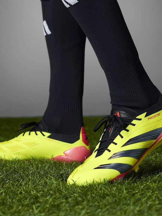 adidas Predator Elite FG Football Shoes with Cleats Yellow adidas Predator Elite FG Football Shoes with Cleats Yellow