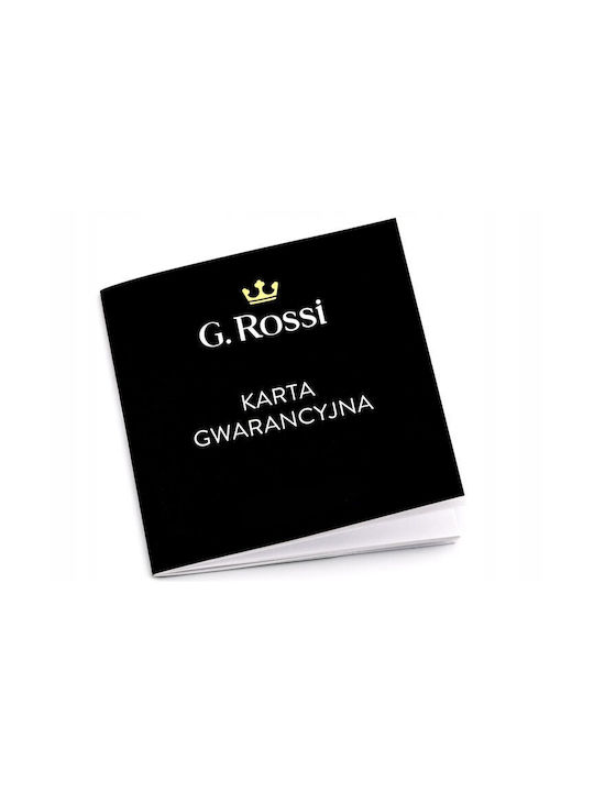 G.Rossi Γυναικείο Ρολόι 20mm Μπαταρίας με Χρυσό Μεταλλικό Μπρασελέ