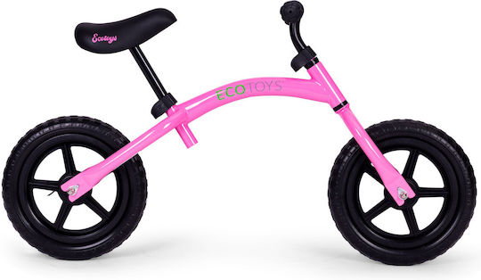 Ecotoys Bicicletă de Echilibru pentru Copii Roz