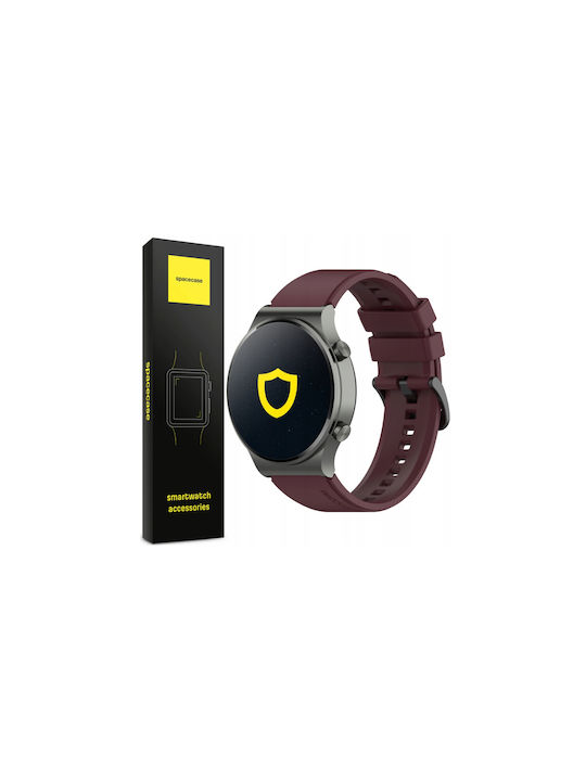 Spacecase Easy Band Universal Silicone Strap for Smartwatches 20mm Dark Red 5905123404580 Spacecase Easy Band Universal Silicone Strap for Smartwatches 20mm Dark Red 5905123404580