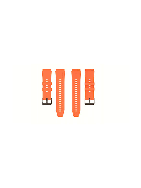 Spacecase Easy Band Universal Silicone Strap for Smartwatches 20mm Orange 5905123404658