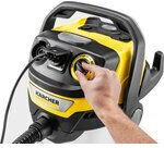Karcher WD 5 P S V-25 5 22 Aspirator Umede Uscate 1100W cu Recipient Inox 25lt Galbenă