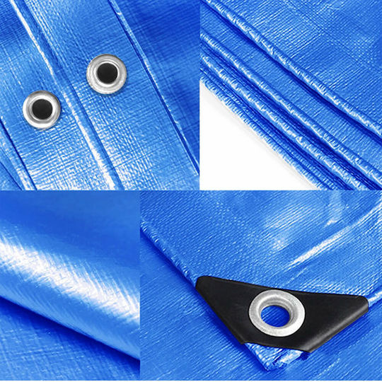 Grasher Waterproof Tarpaulin 120gr/m² 3x2m. Light Type Blue